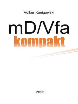 cover image of mD/Vfa kompakt